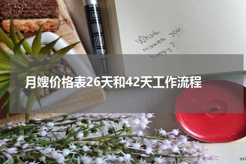 月嫂价格表26天和42天工作流程