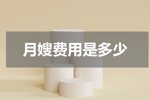 月嫂费用是多少