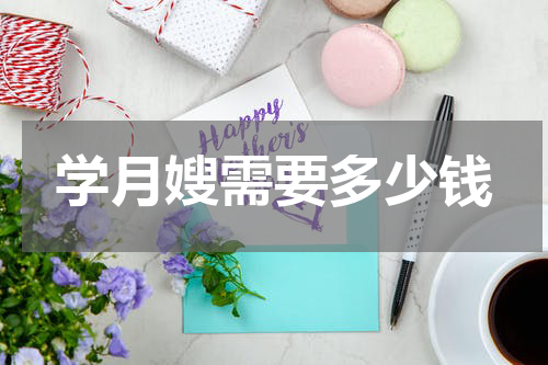 学月嫂需要多少钱