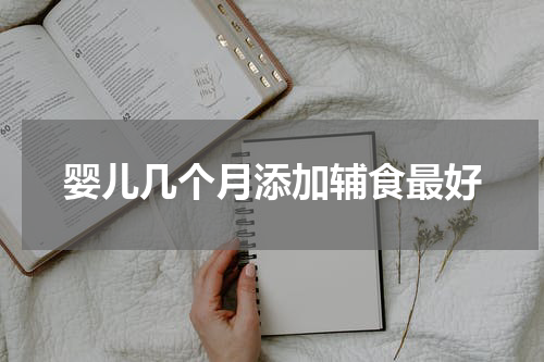 婴儿几个月添加辅食最好