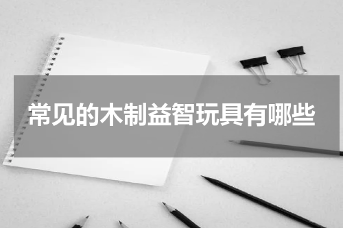 常见的木制益智玩具有哪些
