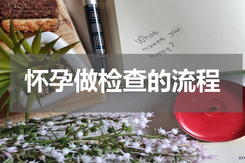 怀孕做检查的流程