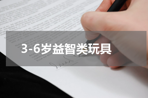 3-6岁益智类玩具