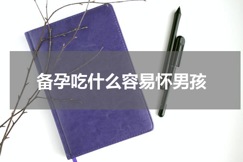 备孕吃什么容易怀男孩