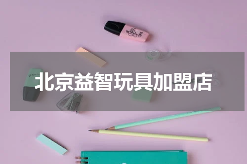 北京益智玩具加盟店
