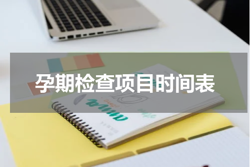 孕期检查项目时间表