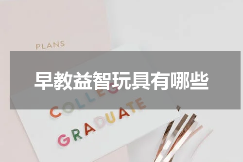早教益智玩具有哪些