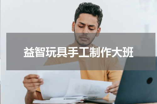 益智玩具手工制作大班