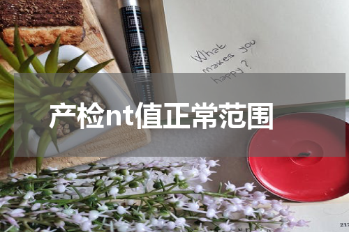 产检nt值正常范围