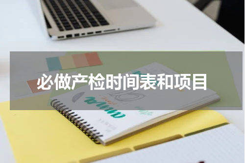 必做产检时间表和项目