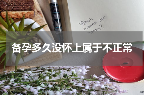 备孕多久没怀上属于不正常