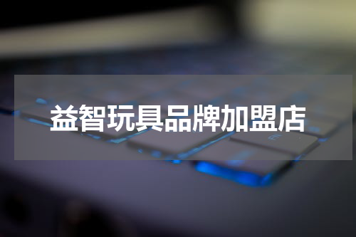 益智玩具品牌加盟店