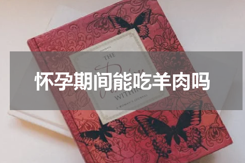 怀孕期间能吃羊肉吗
