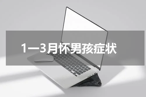 1一3月怀男孩症状