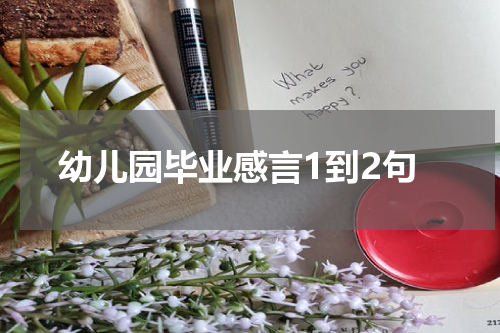 幼儿园毕业感言1到2句
