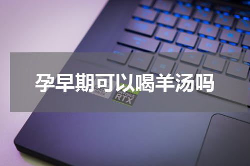 孕早期可以喝羊汤吗