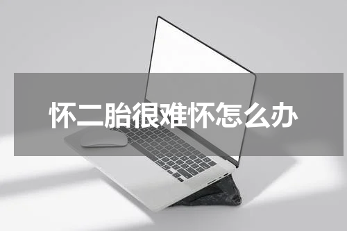 怀二胎很难怀怎么办