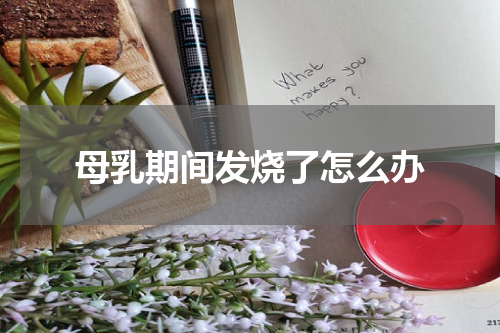 母乳期间发烧了怎么办