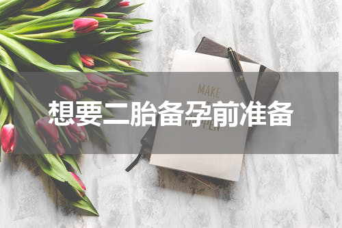 想要二胎备孕前准备