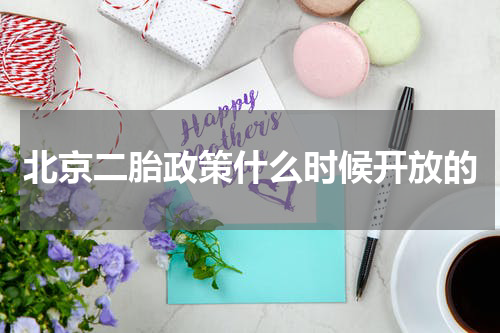 北京二胎政策什么时候开放的