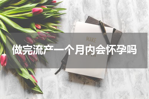做完流产一个月内会怀孕吗