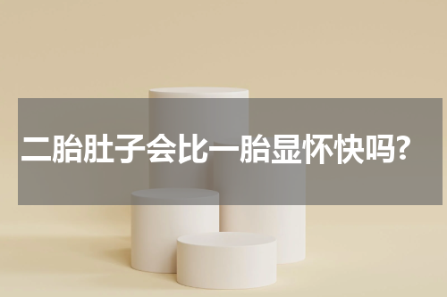 二胎肚子会比一胎显怀快吗?