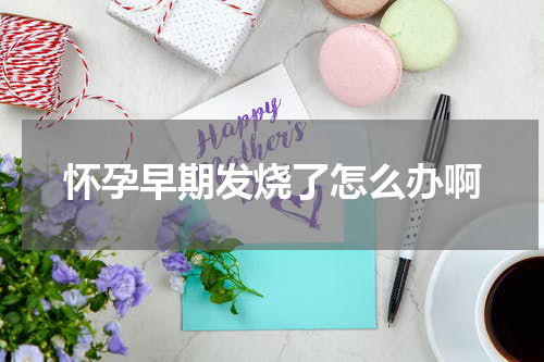 怀孕早期发烧了怎么办啊