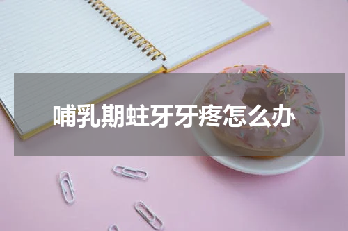 哺乳期蛀牙牙疼怎么办