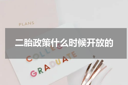 二胎政策什么时候开放的