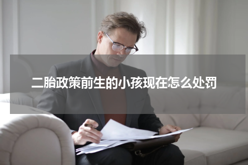二胎政策前生的小孩现在怎么处罚