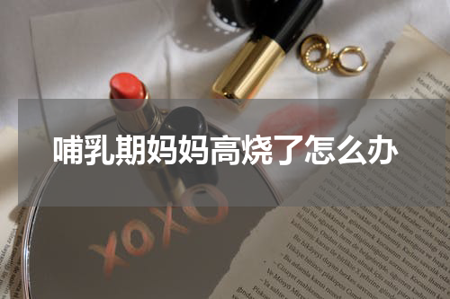 哺乳期妈妈高烧了怎么办