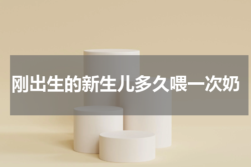 刚出生的新生儿多久喂一次奶