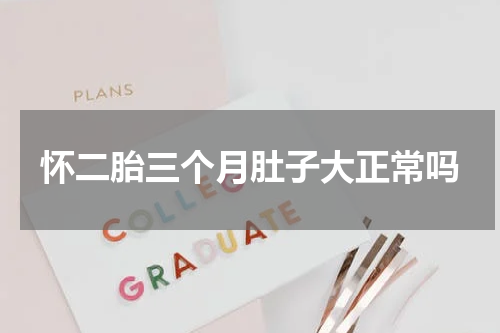 怀二胎三个月肚子大正常吗