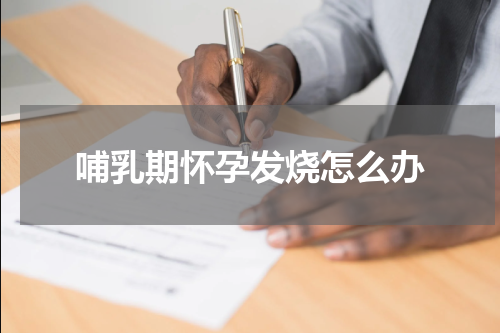 哺乳期怀孕发烧怎么办