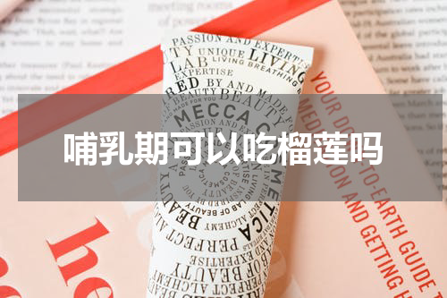 哺乳期可以吃榴莲吗