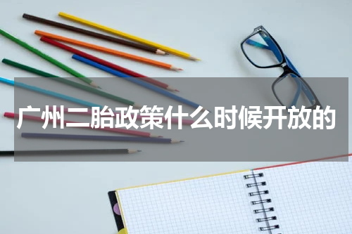 广州二胎政策什么时候开放的