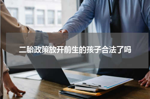二胎政策放开前生的孩子合法了吗