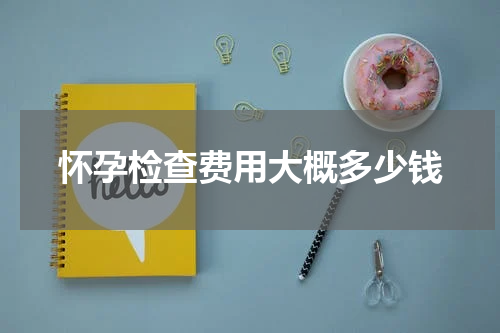 怀孕检查费用大概多少钱