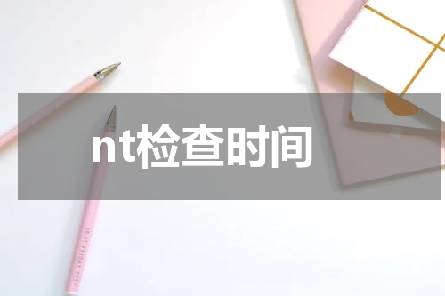 nt检查时间