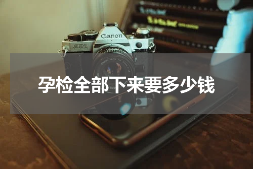 孕检全部下来要多少钱