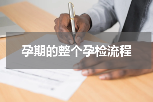 孕期的整个孕检流程