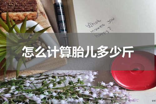 怎么计算胎儿多少斤