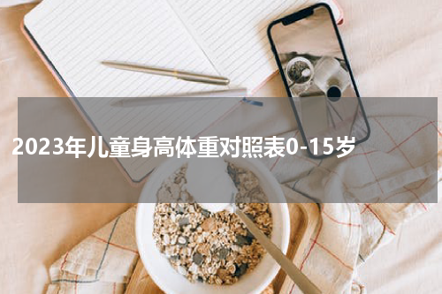 2023年儿童身高体重对照表0-15岁