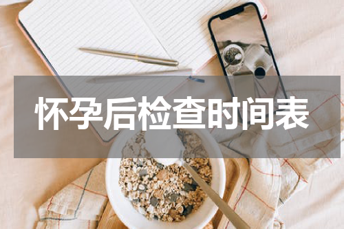怀孕后检查时间表