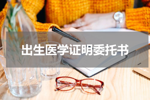 出生医学证明委托书