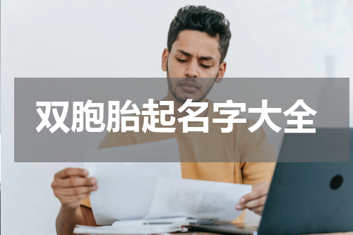 双胞胎起名字大全