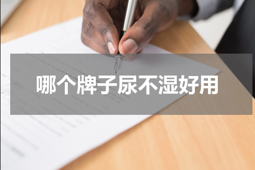 哪个牌子尿不湿好用