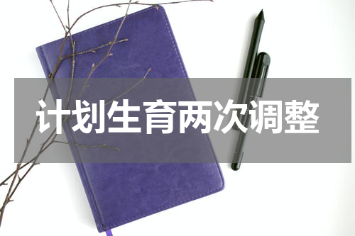 计划生育两次调整