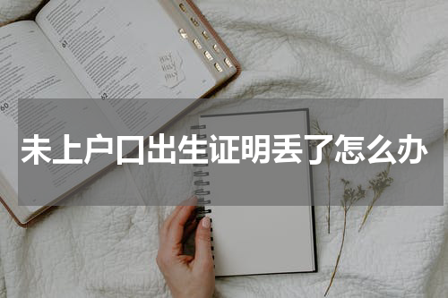 未上户口出生证明丢了怎么办