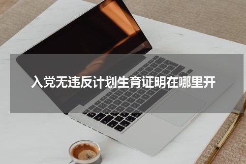 入党无违反计划生育证明在哪里开